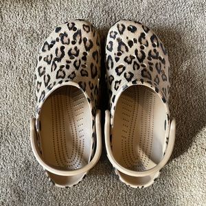 Cheetah Crocs